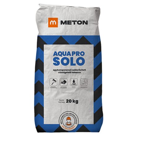 AQUA PRO SOLO egykomponensű szálerősített vízszigetelő habarcs 20kg