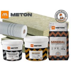 Kőzetgyapot hőszigetelő rendszer dörzsölt díszvakolattal