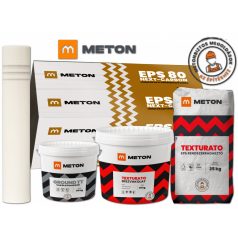 Grafitos polisztirol hőszigetelő rendszer dörzsölt díszvakolattal